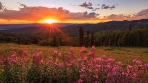 Panorama to illustrate dating in steamboat springs