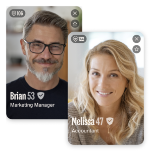 Two example profiles eharmony