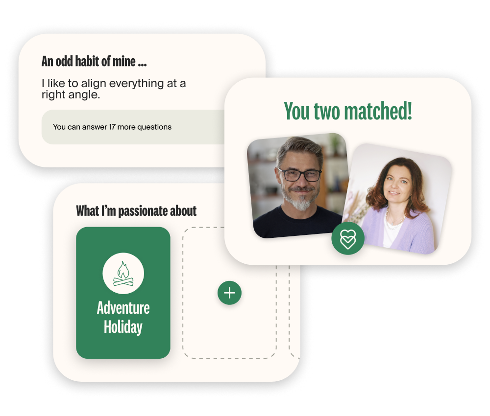 Example different sections eharmony